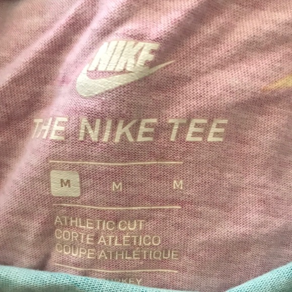 Nike Blue and Orange Long Sleeve Tee - Picture 2 of 5